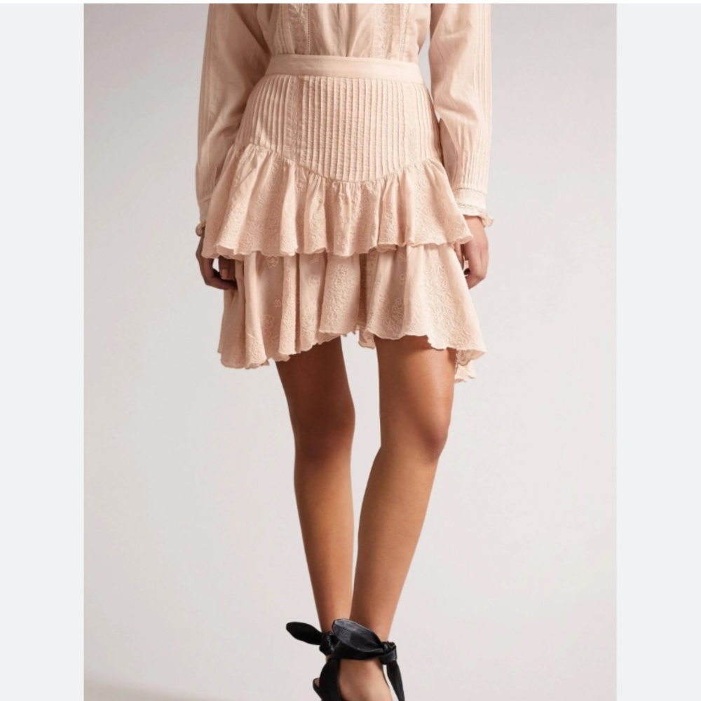 Ted Baker Alegria Tiered Mini Skirt Sz. 6